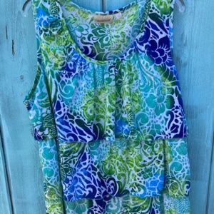 Ruffled A-Line Tank Top Size 22/24